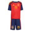 Officiële Voetbalshirt + Korte Broek Spanje Lamine Yamal 19 Thuis WK 2026 - Kids