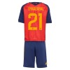 Officiële Voetbalshirt + Korte Broek Spanje OYARZABAL 21 Thuis WK 2026 - Kids