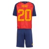 Officiële Voetbalshirt + Korte Broek Spanje Pedri 20 Thuis WK 2026 - Kids
