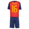 Officiële Voetbalshirt + Korte Broek Spanje Rodrigo 16 Thuis WK 2026 - Kids