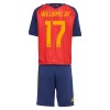 Officiële Voetbalshirt + Korte Broek Spanje Williams JR 17 Thuis WK 2026 - Kids