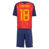 Officiële Voetbalshirt + Korte Broek Spanje ZUBIMENDI 18 Thuis WK 2026 - Kids