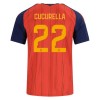 Officiële Voetbalshirt Spanje Cucurella 22 Thuis WK 2026 - Heren