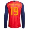Officiële Voetbalshirt Spanje Lamine Yamal 19 Thuis WK 2026 Lange Mouw - Heren
