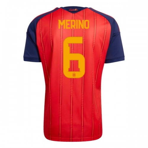 Officiële Voetbalshirt Spanje Merino 6 Thuis WK 2026 - Heren Officiële Voetbalshirt Spanje Merino 6 Thuis WK 2026 - Heren