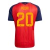 Officiële Voetbalshirt Spanje Pedri 20 Thuis WK 2026 - Heren