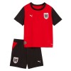 Officiële Voetbalshirt + Korte Broek Oostenrijk Thuis WK 2026 - Kids