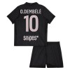 Officiële Voetbalshirt + Korte Broek Paris Saint-Germain O. Dembele 10 Vierde Jordan 2025-26 - Kids Officiële Voetbalshirt + Korte Broek Paris Saint-Germain O. Dembele 10 Vierde Jordan 2025-26 - Kids