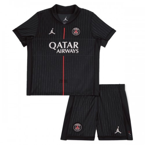 Officiële Voetbalshirt + Korte Broek Paris Saint-Germain Vierde Jordan 2025-26 - Kids Officiële Voetbalshirt + Korte Broek Paris Saint-Germain Vierde Jordan 2025-26 - Kids