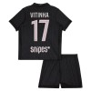 Officiële Voetbalshirt + Korte Broek Paris Saint-Germain Vitinha 17 Vierde Jordan 2025-26 - Kids Officiële Voetbalshirt + Korte Broek Paris Saint-Germain Vitinha 17 Vierde Jordan 2025-26 - Kids