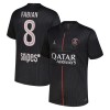 Officiële Voetbalshirt Paris Saint-Germain Fabian 8 Vierde Jordan 2025-26 - Heren Officiële Voetbalshirt Paris Saint-Germain Fabian 8 Vierde Jordan 2025-26 - Heren