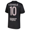 Officiële Voetbalshirt Paris Saint-Germain O. Dembele 10 Vierde Jordan 2025-26 - Heren