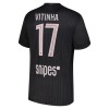 Officiële Voetbalshirt Paris Saint-Germain Vitinha 17 Vierde Jordan 2025-26 - Heren