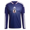 Officiële Voetbalshirt Japan Thuis WK 2026 Lange Mouw - Heren