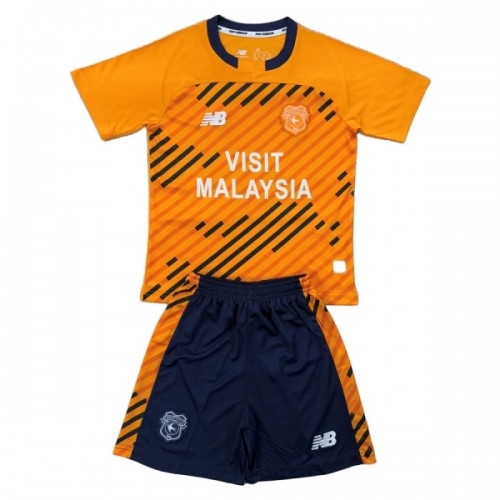 Officiële Voetbalshirt + Korte Broek Cardiff City Derde 2025-26 - Kids Officiële Voetbalshirt + Korte Broek Cardiff City Derde 2025-26 - Kids