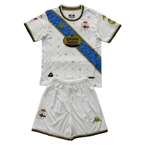 Officiële Voetbalshirt + Korte Broek Deportivo de La Coruna Derde 2025-26 - Kids Officiële Voetbalshirt + Korte Broek Deportivo de La Coruna Derde 2025-26 - Kids