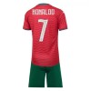 Officiële Voetbalshirt + Korte Broek Portugal Ronaldo 7 Thuis WK 2026 - Kids Officiële Voetbalshirt + Korte Broek Portugal Ronaldo 7 Thuis WK 2026 - Kids