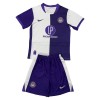Officiële Voetbalshirt + Korte Broek Toulouse Thuis 2025-26 - Kids Officiële Voetbalshirt + Korte Broek Toulouse Thuis 2025-26 - Kids