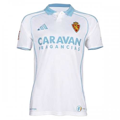 Officiële Voetbalshirt Real Zaragoza Thuis 2025-26 - Heren Officiële Voetbalshirt Real Zaragoza Thuis 2025-26 - Heren