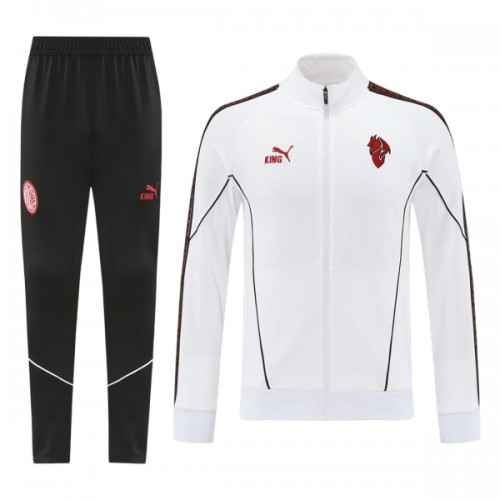 AC Milan Trainingsjack Pak 2025-26 Witte - Heren AC Milan Trainingsjack Pak 2025-26 Witte - Heren