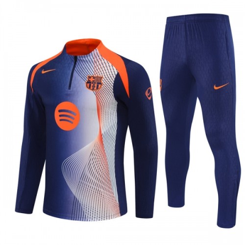 FC Barcelona Trainings Sweatshirt Quarter-zip 2025-26 Blauwe - Heren FC Barcelona Trainings Sweatshirt Quarter-zip 2025-26 Blauwe - Heren