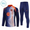 FC Barcelona Trainings Sweatshirt Quarter-zip 2025-26 Blauwe - Kids FC Barcelona Trainings Sweatshirt Quarter-zip 2025-26 Blauwe - Kids