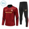 Feyenoord Rotterdam Trainings Sweatshirt Quarter-zip 2025-26 Rode - Kids