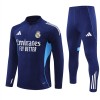 Real Madrid Trainings Sweatshirt Quarter-zip 2025-26 Grijze - Heren Real Madrid Trainings Sweatshirt Quarter-zip 2025-26 Grijze - Heren