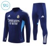 Real Madrid Trainings Sweatshirt Quarter-zip 2025-26 Grijze - Kids