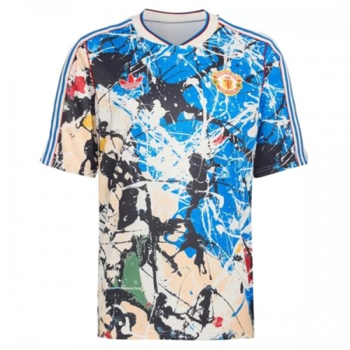 Officiële Voetbalshirt Manchester United Stone Roses 2025-26 - Heren Officiële Voetbalshirt Manchester United Stone Roses 2025-26 - Heren