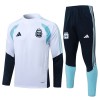 Argentinië Trainings Sweatshirt Quarter-zip 2026-27 Witte - Heren