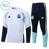 Argentinië Trainings Sweatshirt Quarter-zip 2026-27 Witte - Kids Argentinië Trainings Sweatshirt Quarter-zip 2026-27 Witte - Kids