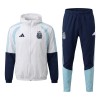 Argentinië Trainingsjack Capuchon 2026-27 Witte - Heren Argentinië Trainingsjack Capuchon 2026-27 Witte - Heren