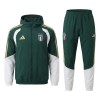 Italië Trainingsjack Capuchon 2026-27 Groene - Heren