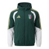 Italië Trainingsjack Capuchon 2026-27 Groene - Heren
