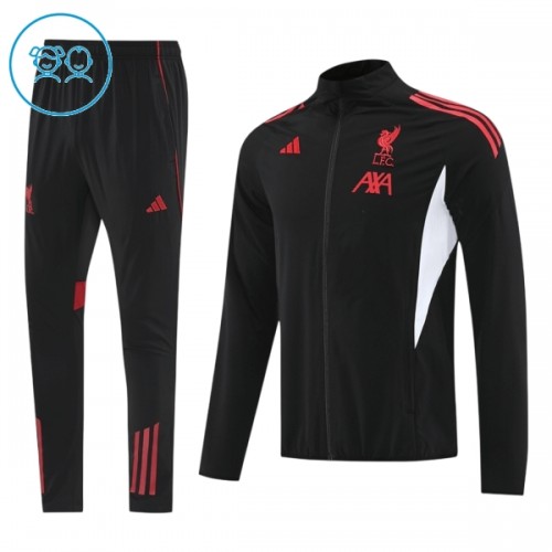 Liverpool Trainingsjack Pak 2025-26 Zwarte - Kids Liverpool Trainingsjack Pak 2025-26 Zwarte - Kids