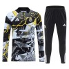 Real Madrid Marvel Trainings Sweatshirt Quarter-zip 2026-27 Zwarte - Heren