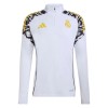 Real Madrid Trainings Sweatshirt Quarter-zip 2026-27 Witte - Heren