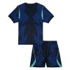 Officiële Voetbalshirt + Korte Broek Brazilië Uit WK 2026 - Kids
