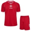 Officiële Voetbalshirt + Korte Broek Denemarken Thuis WK 2026 - Kids