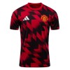 Officiële Voetbalshirt Manchester United Pre-Match 2025-26 Rode - Heren