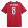 Officiële Voetbalshirt Portugal B. Fernandes 8 Thuis WK 2026 - Heren Officiële Voetbalshirt Portugal B. Fernandes 8 Thuis WK 2026 - Heren