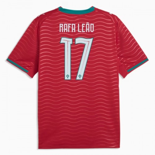 Officiële Voetbalshirt Portugal Rafael Leao 17 Thuis WK 2026 - Heren Officiële Voetbalshirt Portugal Rafael Leao 17 Thuis WK 2026 - Heren