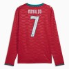 Officiële Voetbalshirt Portugal Ronaldo 7 Thuis WK 2026 Lange Mouw - Heren