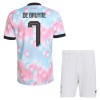Officiële Voetbalshirt + Korte Broek België De Bruyne 7 Uit WK 2026 - Kids