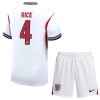 Officiële Voetbalshirt + Korte Broek Engeland Rice 4 Thuis WK 2026 - Kids