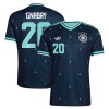 Officiële Voetbalshirt Duitsland Gnabry 20 Uit WK 2026 - Heren