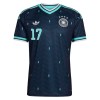 Officiële Voetbalshirt Duitsland Wirtz 17 Uit WK 2026 - Heren