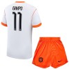 Officiële Voetbalshirt + Korte Broek Nederland Gakpo 11 Uit WK 2026 - Kids