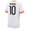 Officiële Voetbalshirt + Korte Broek Nederland Memphis 10 Uit WK 2026 - Kids